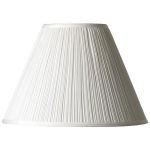 Lamp Shade Mushroom Soft Pleat White 6x12x9